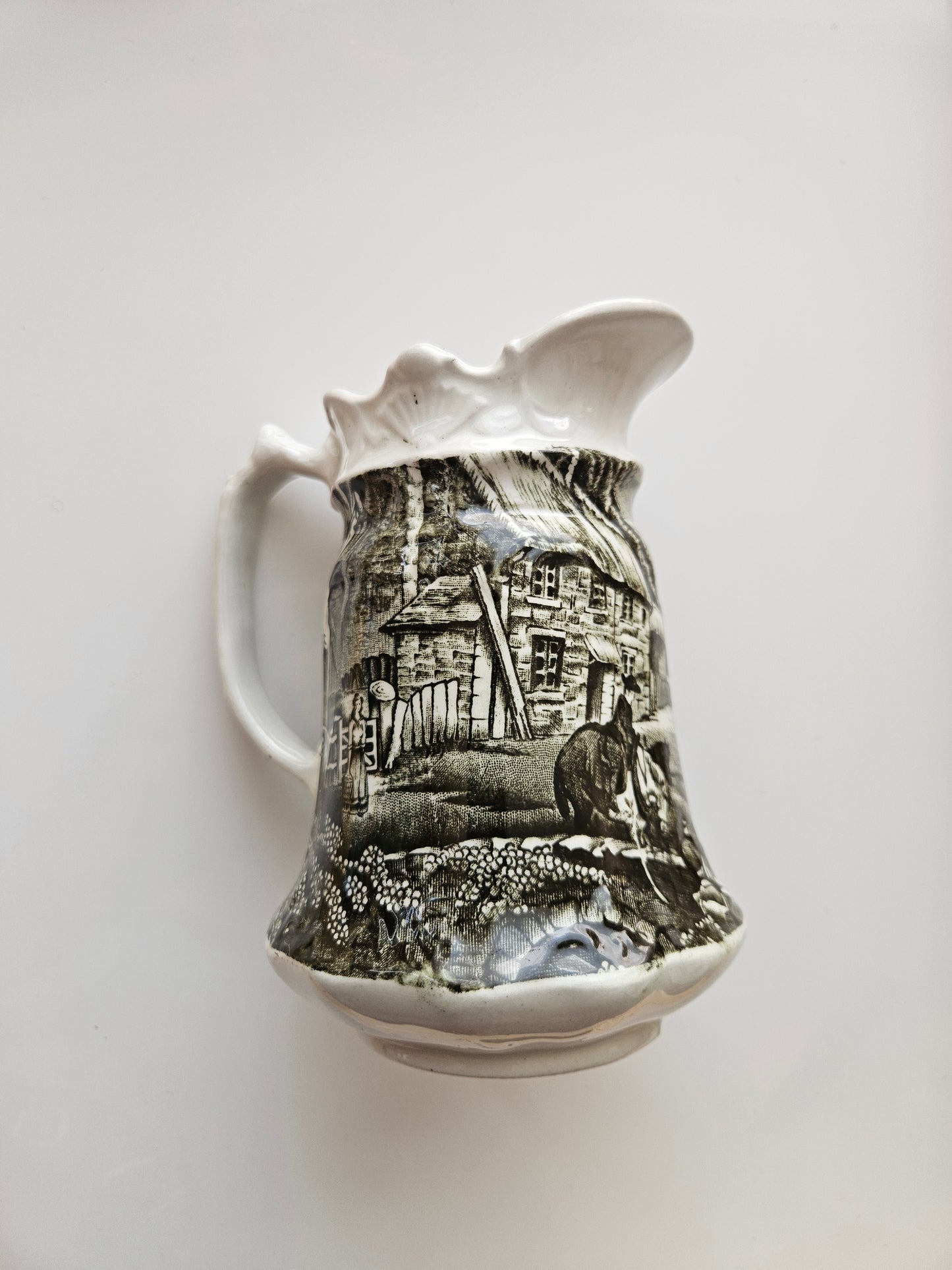 Old Foley James Kent Pottery Staffordshire Pitcher