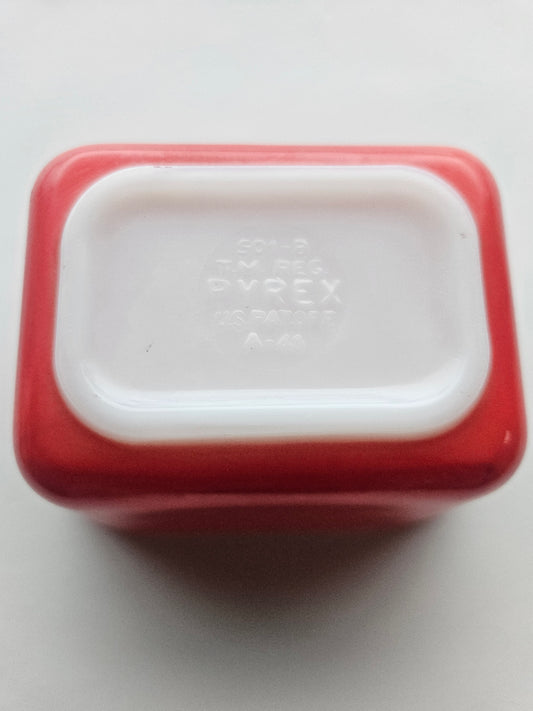 1950s Pyrex Orange Refrigerator Dish | No. 501-B | Opalware | Made in USA | Vintage Collector