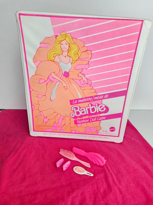 1984 Mattel Barbie Fashion Doll Case | Bilingual French Canadian | Made in Canada | Vintage Collectible
