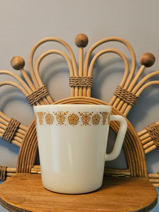 Pyrex "Butterfly Gold" Mugs | Set of 4