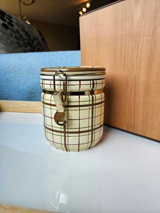 MCM Hand-Painted Porcelain Canister by Napa Creations