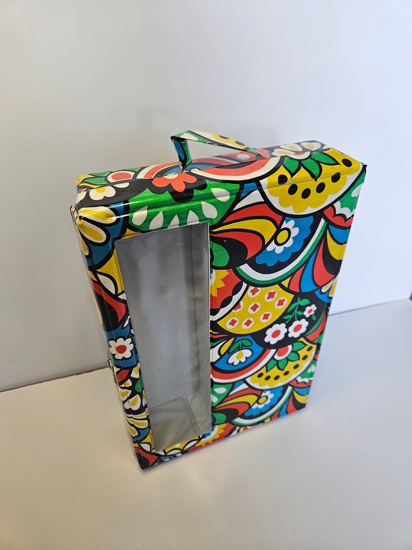 1960s Barbie Doll Case | Flower Power Vinyl Accessory Case | Made in Hong Kong
