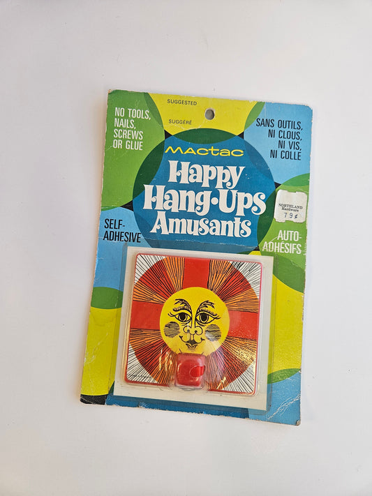 1980 MacTac Happy Hangups Decorative Wall Hook