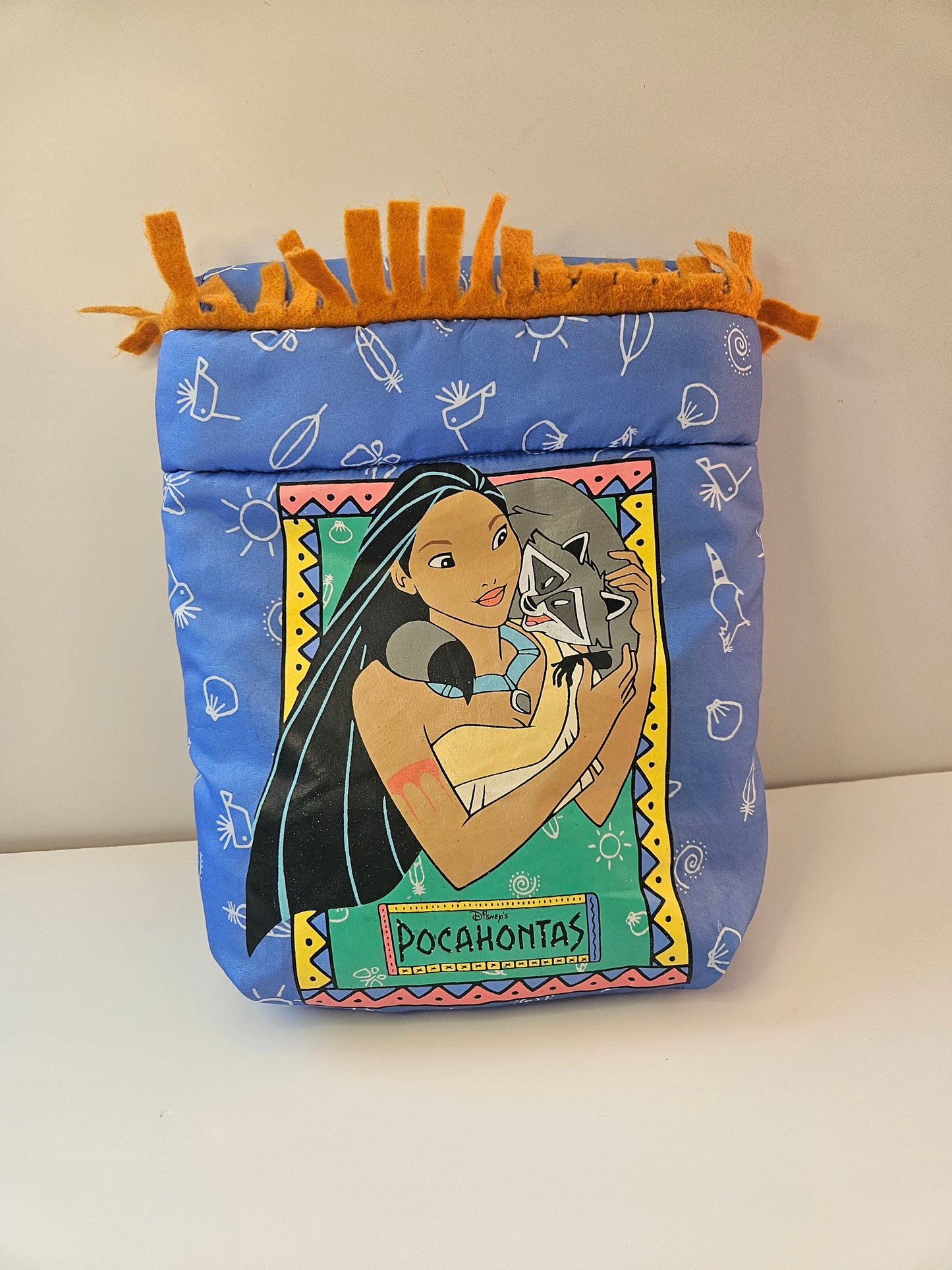 1990s Disney Pocahontas Nylon Slumber Bag | Doll Backpack | Hauck Fun For Kids