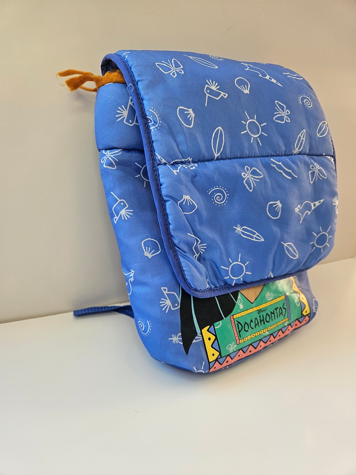 1990s Disney Pocahontas Nylon Slumber Bag | Doll Backpack | Hauck Fun For Kids
