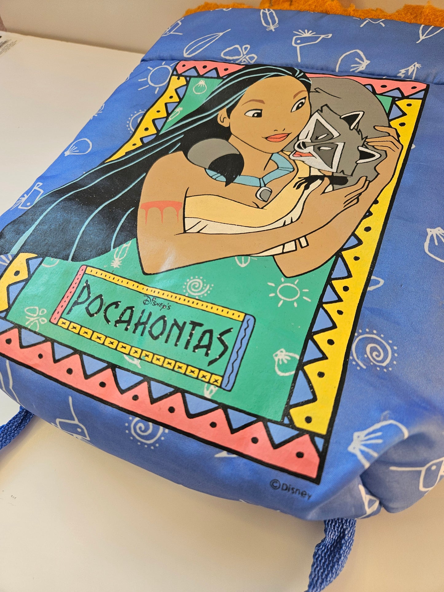 1990s Disney Pocahontas Nylon Slumber Bag | Doll Backpack | Hauck Fun For Kids