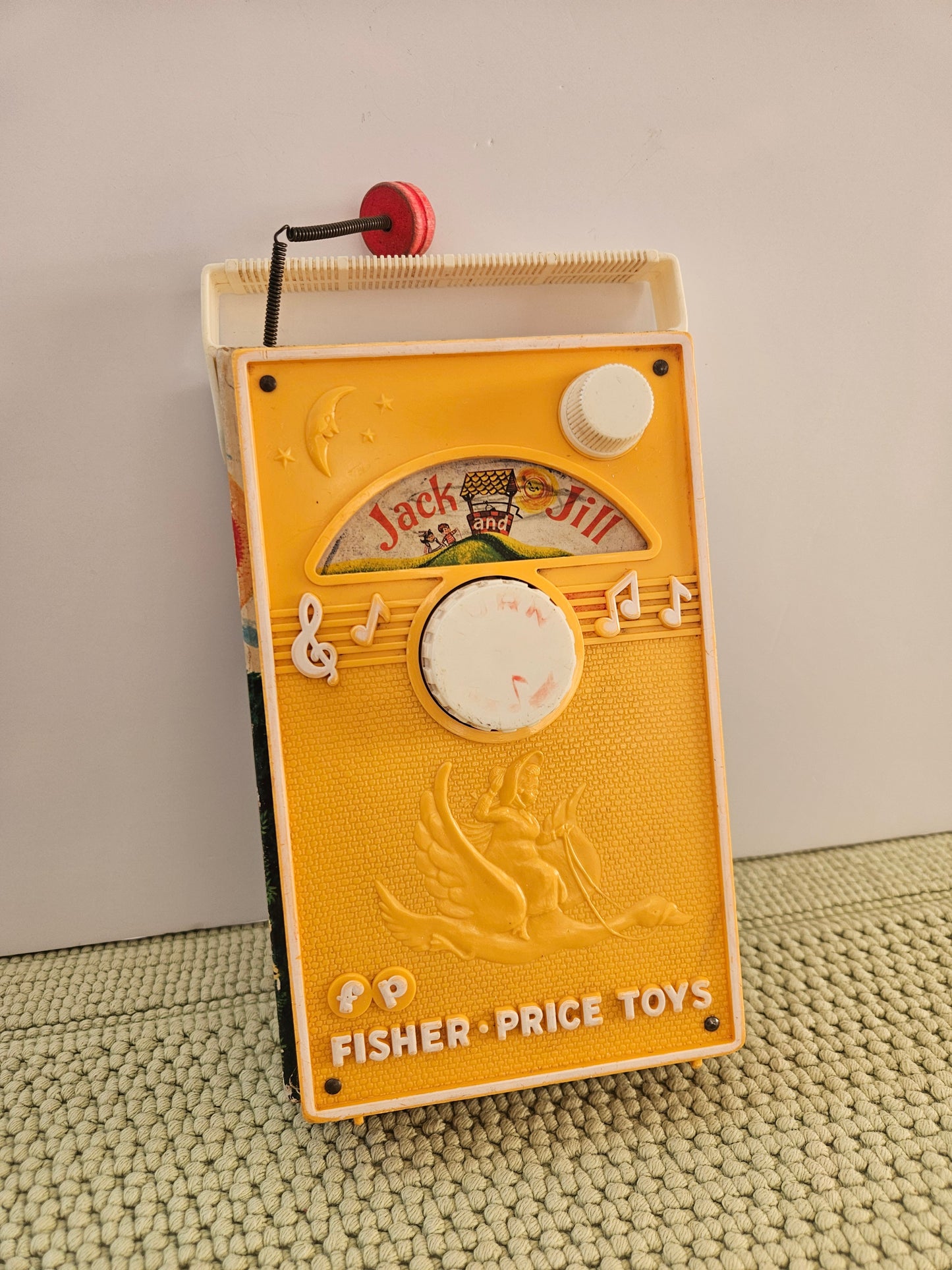 1968 Jack and Jill Music Box Toy | Vintage Fisher Price