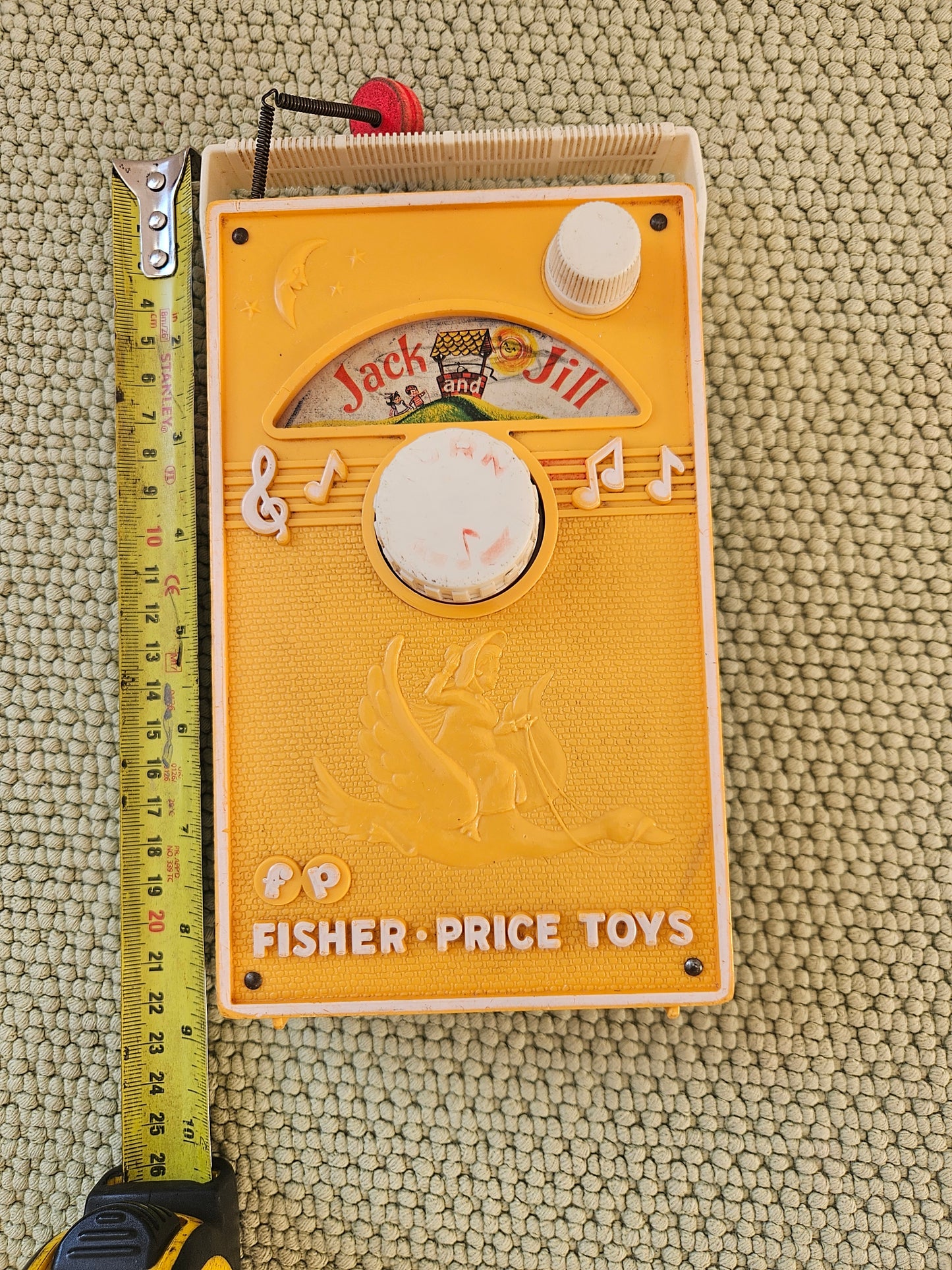 1968 Jack and Jill Music Box Toy | Vintage Fisher Price
