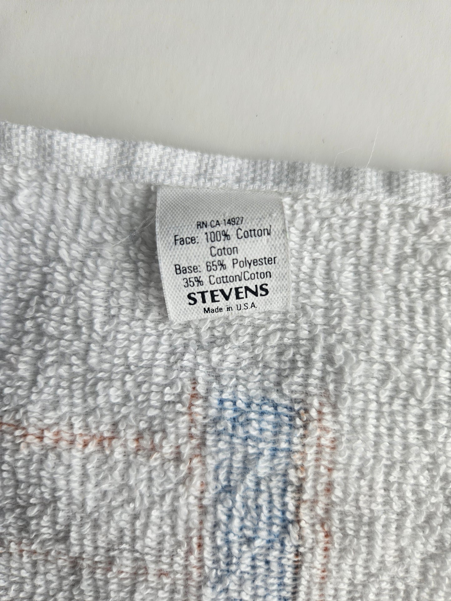 1980s Stevens Winter Ribbon Geese Tea Towel | Cottagecore Kitchen | Vintage