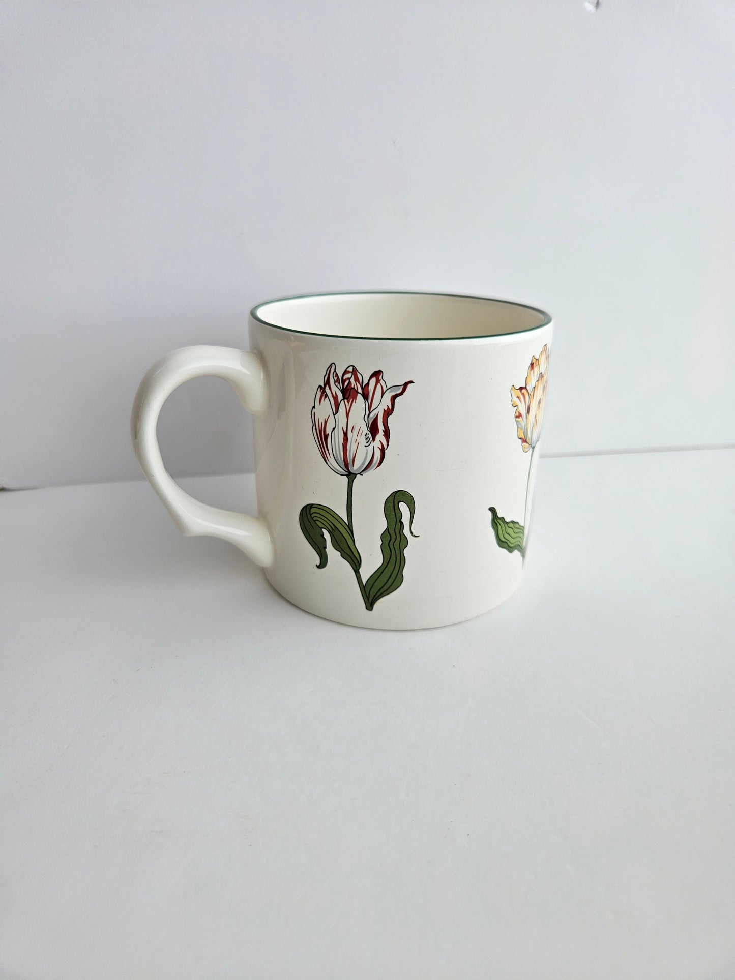 Tiffany & Co. "Tiffany Tulips" Mugs | Replacement | Hand-Painted | Made in England | Vintage Collectible