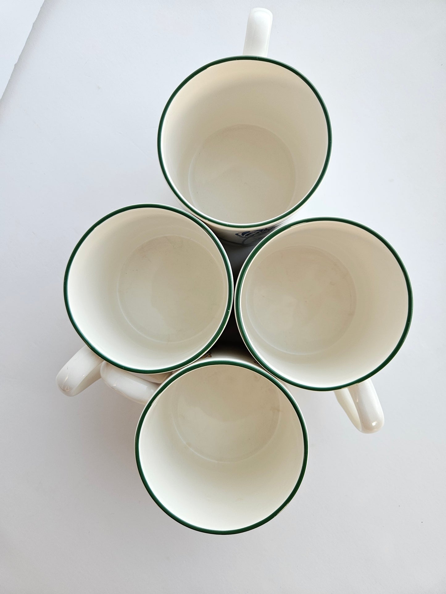 Tiffany & Co. "Tiffany Tulips" Mugs | Replacement | Hand-Painted | Made in England | Vintage Collectible