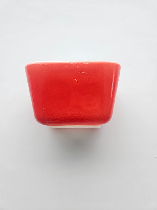 1950s Pyrex Orange Refrigerator Dish | No. 501-B | Opalware | Made in USA | Vintage Collector