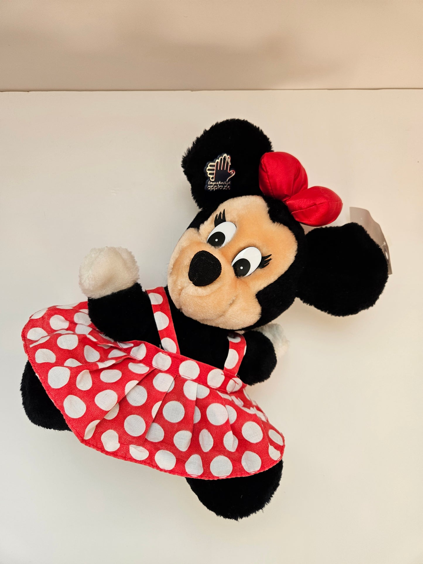 1970s–1989 Disney Vintage Toy Bundle | Minnie Mouse Puppet & Mattel See N' Say | Applause